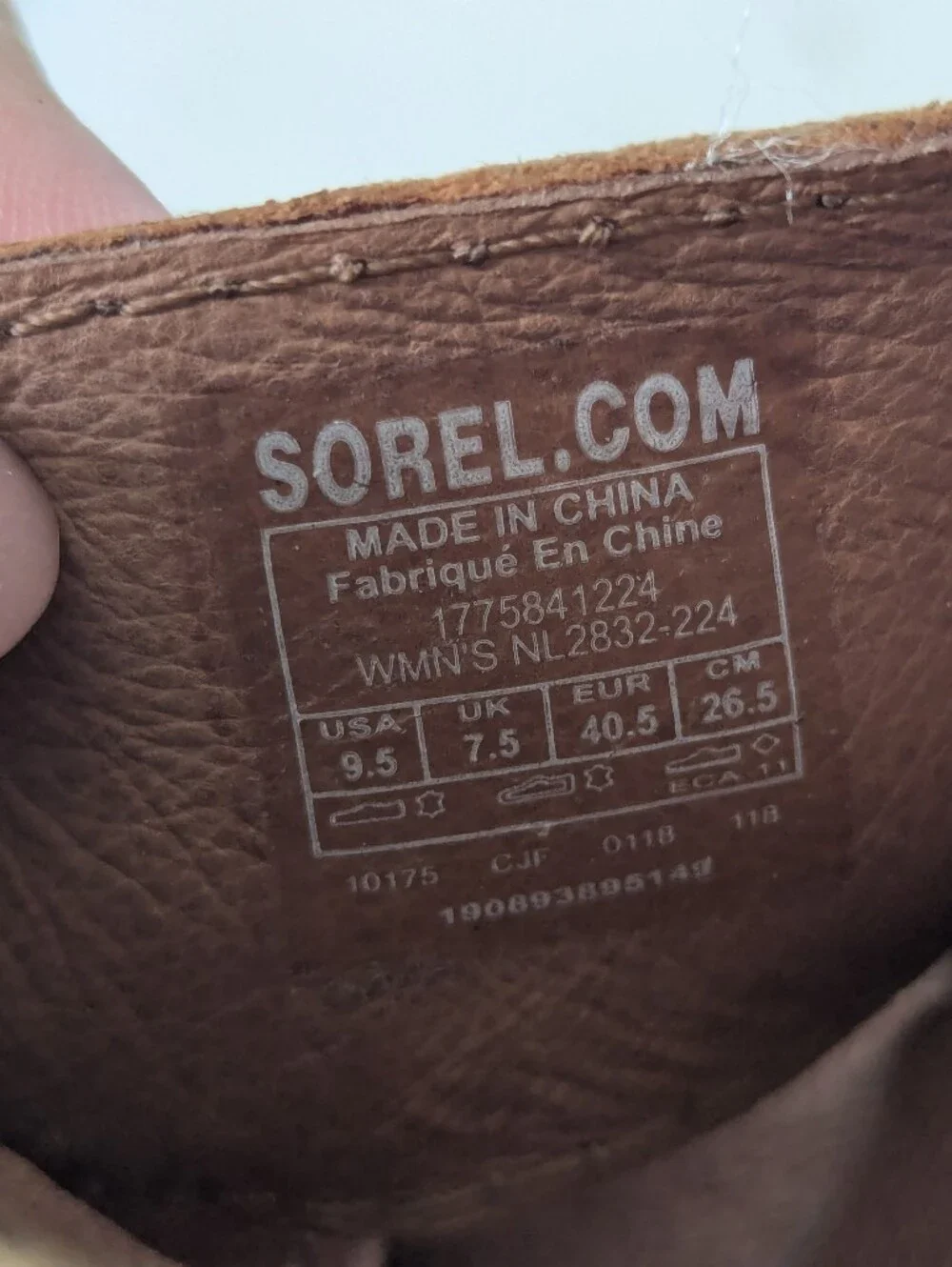 Sorel Women's Joanie Brown Leather Wedge Sandals